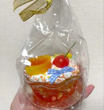 후르츠 토핑 오렌지 젤리 키라키라 스퀴즈