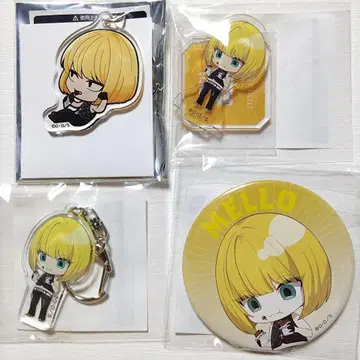 DEATH NOTE 멜로 미니 캐릭터 굿즈 세트