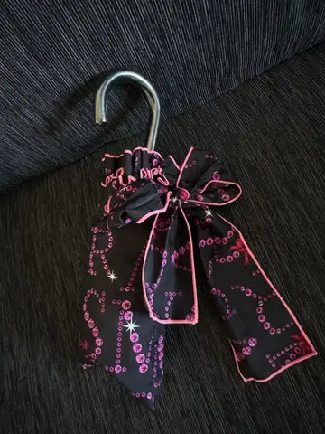 MA*RS 마즈 로고, 리본 디자인 프릴 접이식 우산 희귀 레어