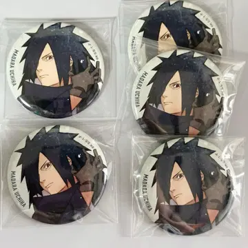 NARUTO 우치하 마다라 베이스야드 캔뱃지 5종 세트