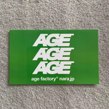 Age Factory 스티커