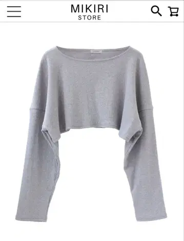 COUDRE 쿠두르 리브 상의 CD196 라이트 그레이