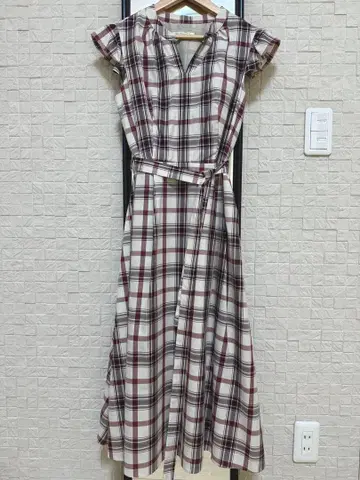 [ BE RADIANCE ] 체크 원피스