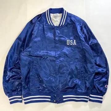 챔피온 챔피온 나일론 바시티 자켓 새틴 쇼트 기장 미국 L