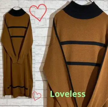 러블레스 니트 롱 원피스