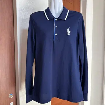 폴로 랄프 로렌 긴팔 피케 셔츠 네이비