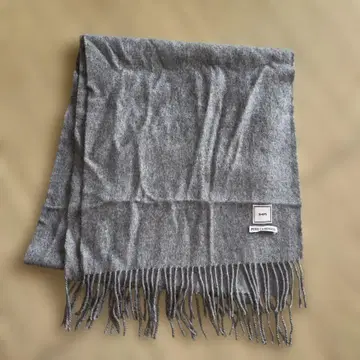 SHIPS 퓨어 캐시미어 머플러 그레이