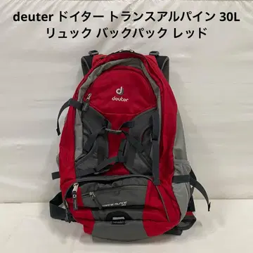 도이터 트랜스 알파인 30L 백팩 레드