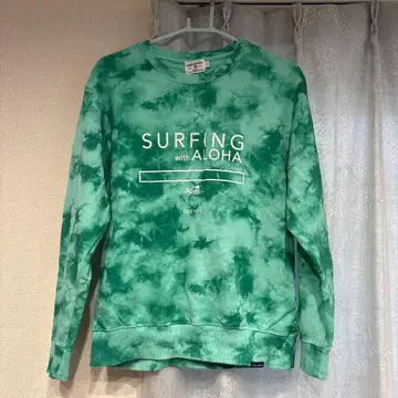 새상품급 LOCAL MOTION 타이다이 맨투맨 트레이닝복