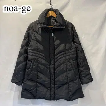 새상품급 noa-ge 노아쥬 다운 코트 블랙 M 사이즈 다운 80%