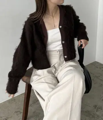 가디건 [shio 기획] 플러피 숏 가디건 여성용