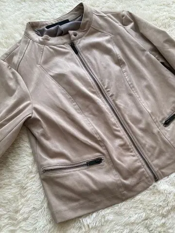 금 택 레어 미카레 미카레 베이지 아우터 라이더스 자켓 y2k