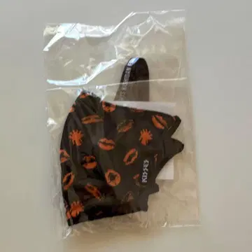 키시단짱 마스크 & 스트랩 세트 [ 옷스! 메스! 키스! 맛스! ] 주황