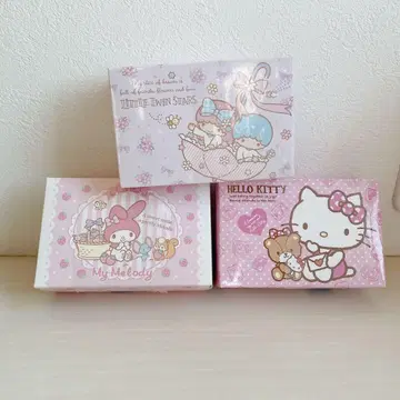 헬로키티 리틀트윈스타 마이멜로디 캐릭터 박스 3개