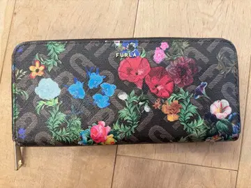 FURLA 훌라 장지갑 보태니컬 무늬