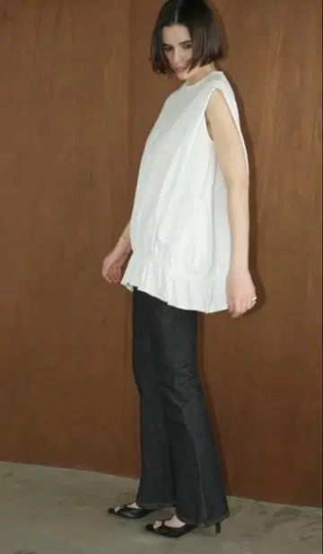 CLANE HIP HANG DENIM PANTS