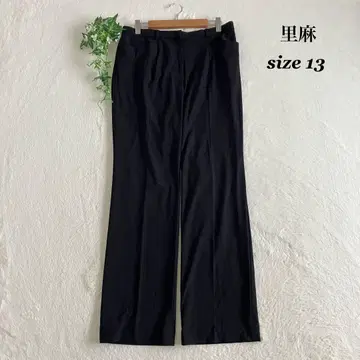 리마 린넨 (13) 슬랙스 블랙 오피스 캐주얼 출퇴근 고급 심플