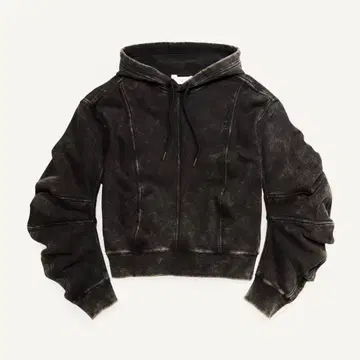 글렌 마틴스 H&M GLENN MARTENS 크롭 후드티