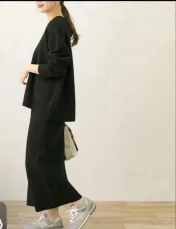 URBAN RESEARCH 상의 x 스커트 니트 셋업