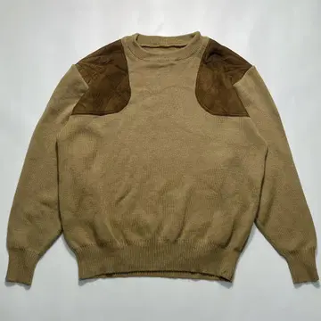 80s 필슨 헌팅 스웨터 L 상당 울 브라운 계열 스웨이드 7290