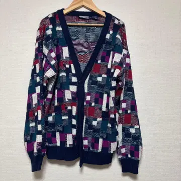 APPARATUS 다색 체크 무늬 가디건