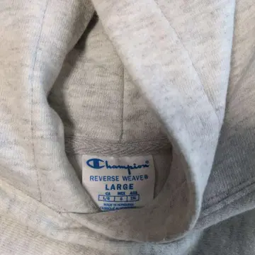 USA 기획 REVERSE WEAVE 무지 파랑 택 후디 사이즈 L