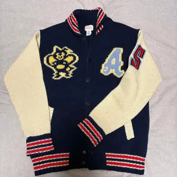 BEAMS 니트 가디건 카우친