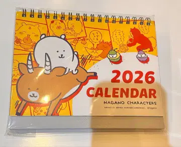 나가노 마켓 탁상 달력 나가노의 곰 2026