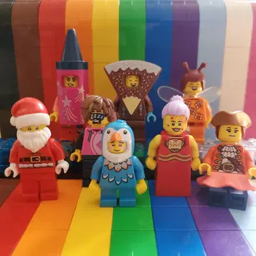 LEGO 미니 피규어 세트 8개
