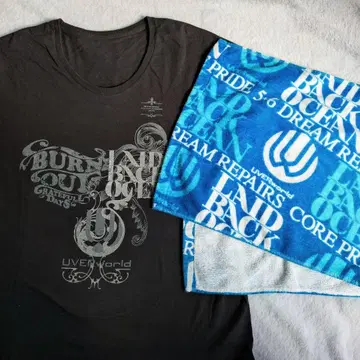 UVERworld x LAIDBACKOCEAN 티셔츠 타월