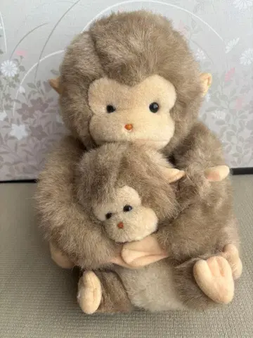 헤이세이 레트로 원숭이 모자 봉제 인형