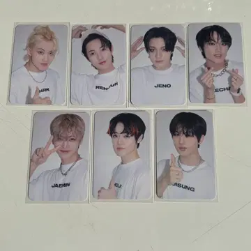 즉시 구매 nct dream mumo 드림쇼2 전원 트레이딩 카드 세트