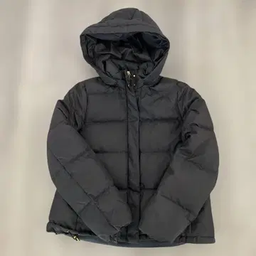 그린 라벨 릴랙싱 블랙 후드 부착 다운 자켓