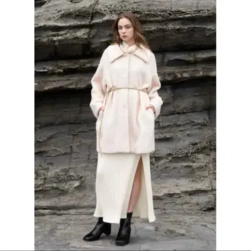 acka rib knit pencil skirt