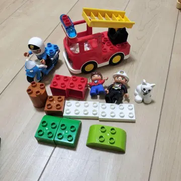 레고(LEGO) 듀플로 빛나는! 울리는! 소방차 10901 패트롤 바이크