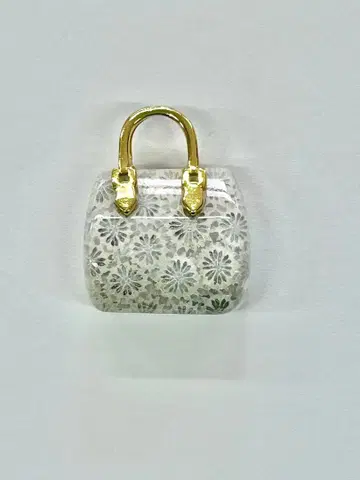 국화석 가방 참