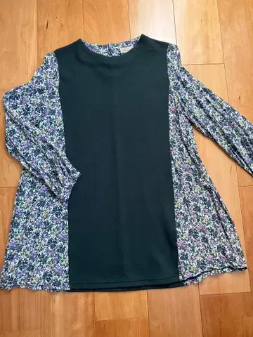 always 플라워 프린트 튜닉