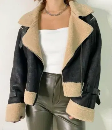 SHAGGIE 샤기 무스탕 보아 자켓