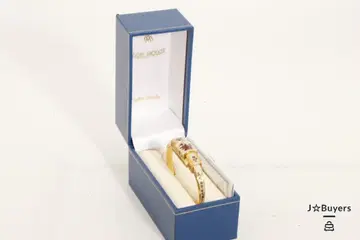 2425 ANDRE MOUCHE 꽃 뱅글 시계 팔찌 빈티지