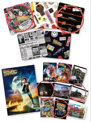 백투더퓨처 후류 복권 G상 포스터 E상 미니 타월