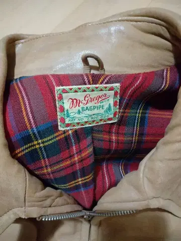 맥그레거 백파이프 가죽 자켓 1940년대