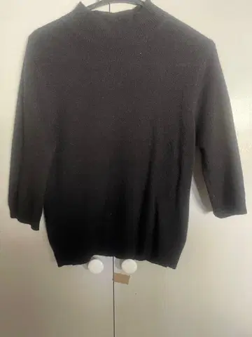 TOBU 캐시미어 100% 블랙 니트 2장