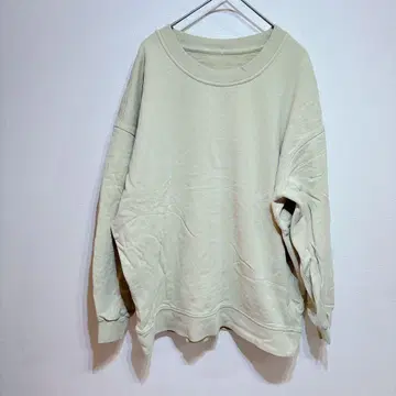 트레이닝복 오버 사이즈 크루넥 맨투맨 상의 긴팔