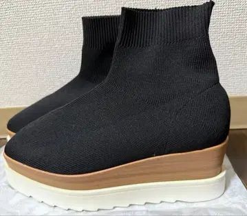 AMAIL 삭스 부츠 블랙 통굽