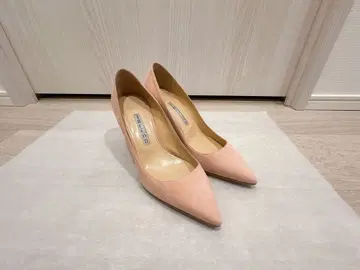 PELLICO 펠리코 인기 스웨이드 펌프스 36 파우더 핑크 잡지 게재