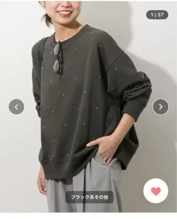 JOURNAL STANDARD relume 메탈 도트 맨투맨