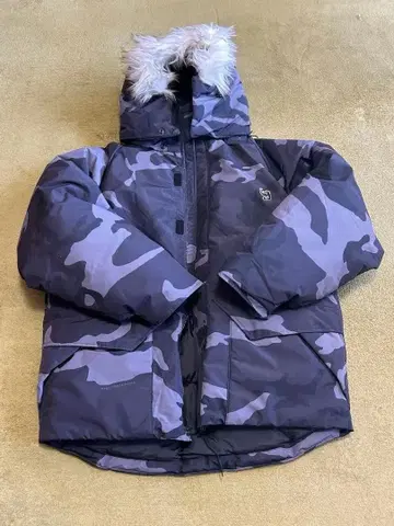 카모플라쥬 다운 자켓 퍼 포함