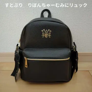 [ 스토푸리 ] STPR 리본 참 미니 백팩