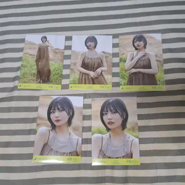 노기자카46 나카니시 아루노 same numbers 브로마이드 5장 세트