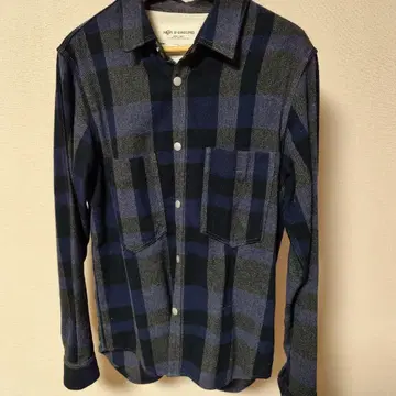Navy & Ground 체크 무늬 셔츠 L 사이즈 카토 자켓
